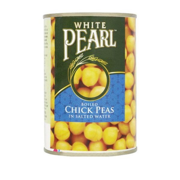 White Pearl Boiled Chick Peas In Salted Water
