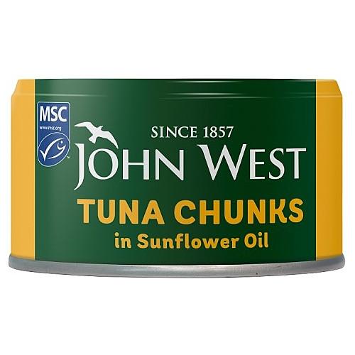 John West Tuna Chunks In Sunflower Oil Msc