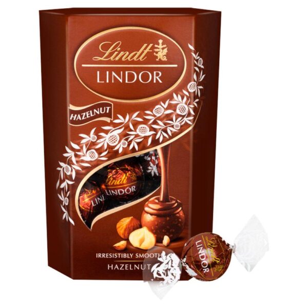 Lindt Lindor Hazelnut Truffles Chocolate Truffles 200g