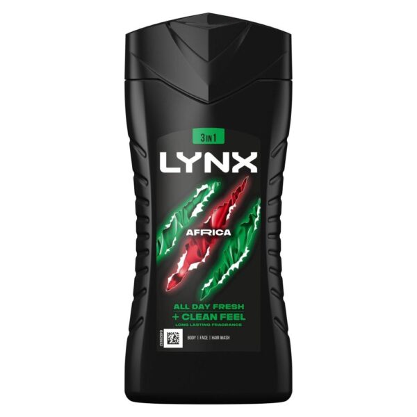 Lynx 3-In-1 Body Wash Africa