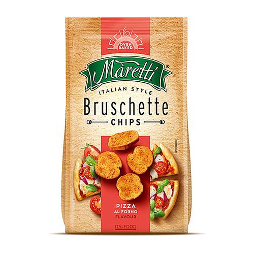 Maretti Oven Baked Bruschette Chips Pizza Flavour 70g