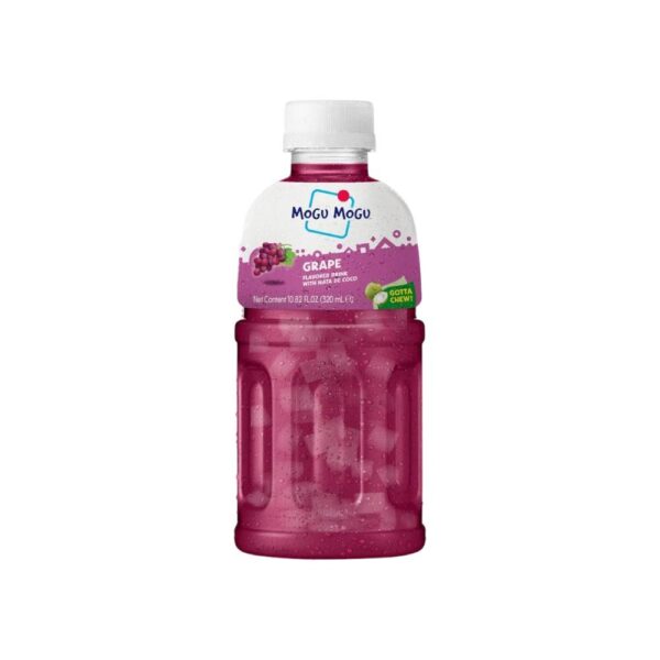 Mogu Mogu Grape Flavoured Drink With Nata De Coco
