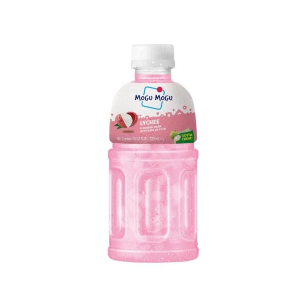 Mogu Mogu Lychee Flavored Drink With Nata De Coco