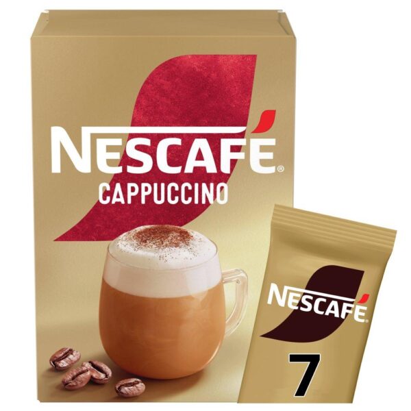 Nescafe Cappuccino Instant Coffee 7 X 15.5G Sachets Pm