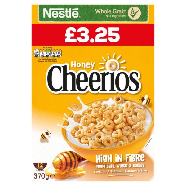 Nestlé Cheerios Honey Breakfast Cereal