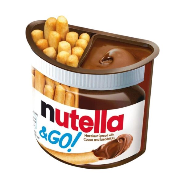 Nutella and Go! Hazelnut Chocolate Spread And Breadsticks Snack Pot 48g