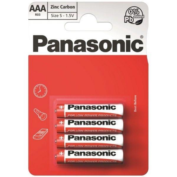 Panasonic AAA 1.5V Zinc Carbon Batteries