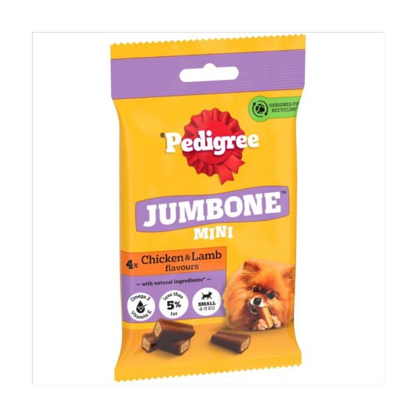 Pedigree® Jumbone Small Dog Treats Chicken And Lamb 4 Chews