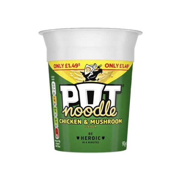 Pot Noodle Standard Pot Chicken and Mushroom 90g