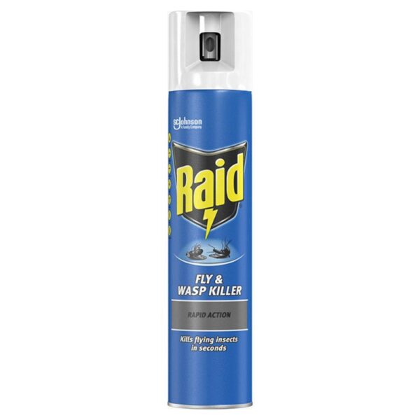 Raid Rapid Action Wasp, Mosquito and Fly Killer Aerosol Spray
