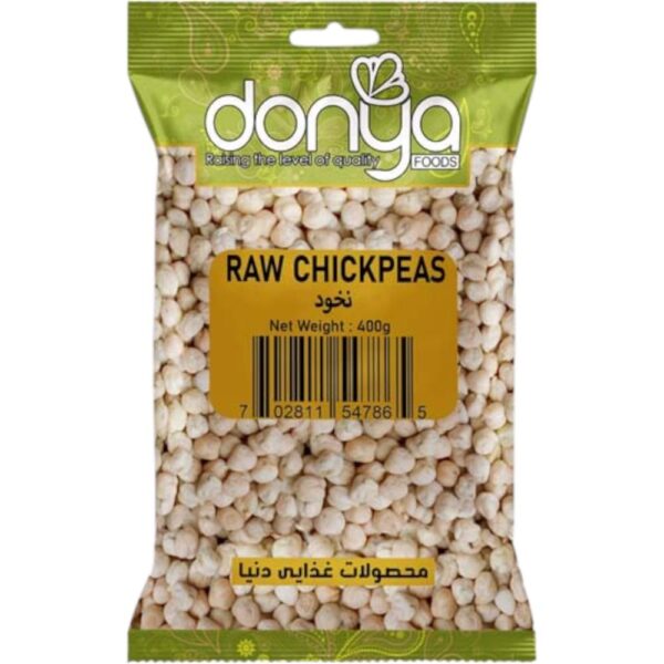 Donya Food Raw Chickpeas 400G