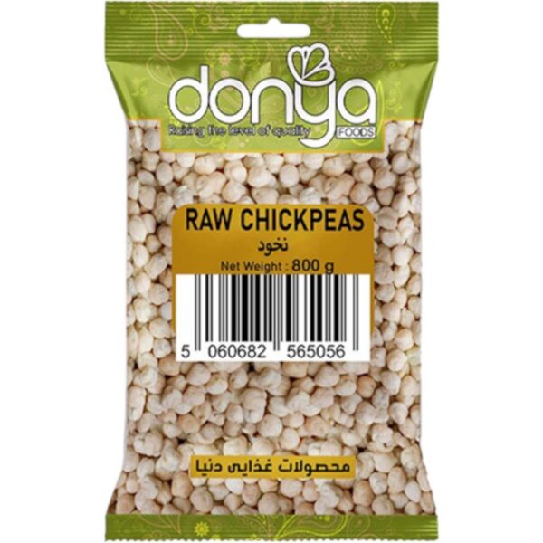 Donya Food Raw Chickpeas 800G