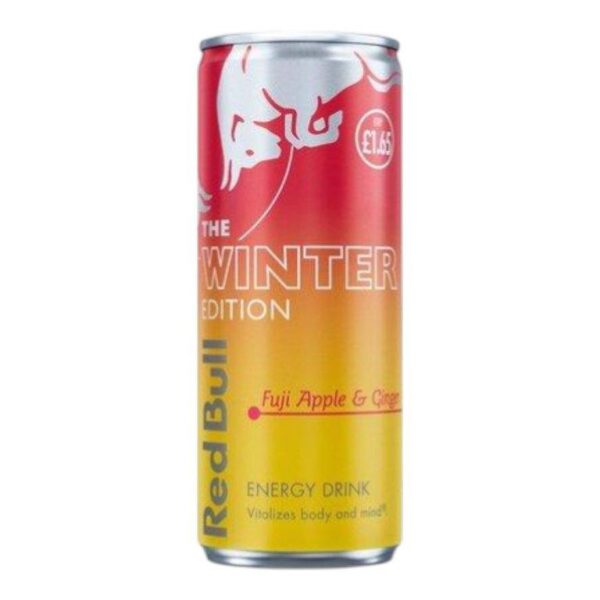 Red Bull The Winter Edition Fuji Apple and Ginger Energy Drink 250Ml