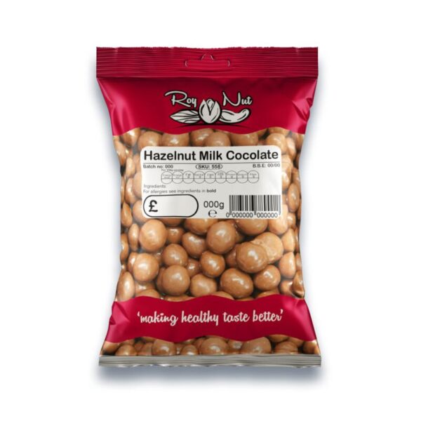 Roy Nut Foods Ltd Hazelnuts Milk Chocolate 160g