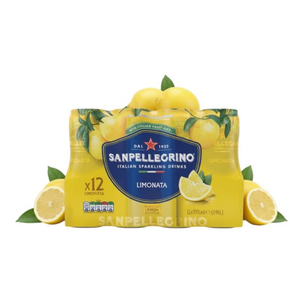San Pellegrino Lemon 330Ml (12 Pack)