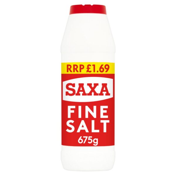 Saxa Fine Salt 675g