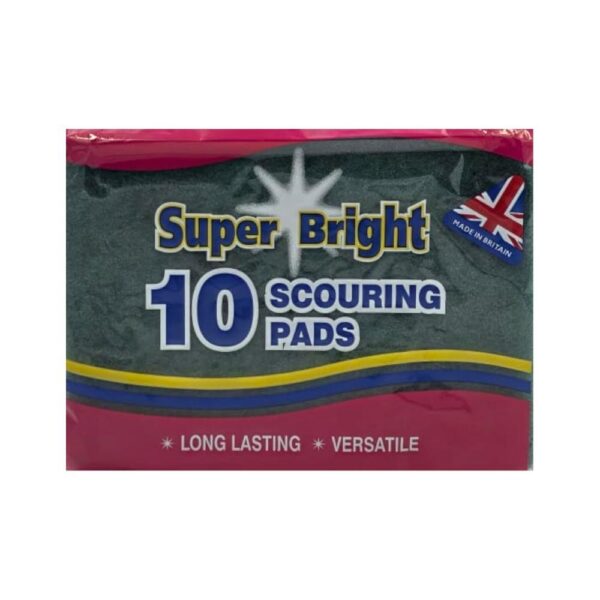 Super bright Scourer Pad 10Pk