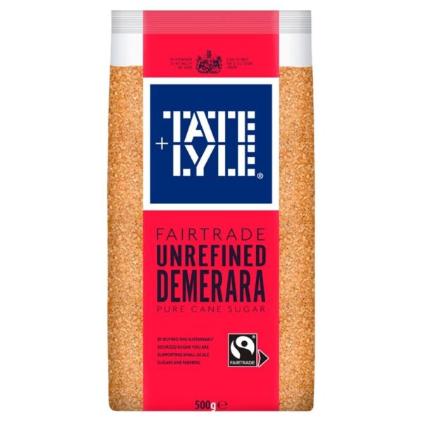 Tate And Lyle Fairtrade Unrefined Demerara Pure Cane Sugar