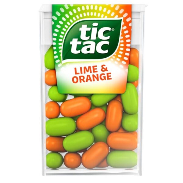 Tic Tac Lime And Orange Mint Sweets