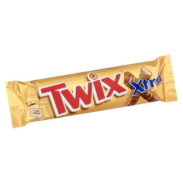 Twix Xtra Milk Chocolate Biscuit Twin Bars 75g