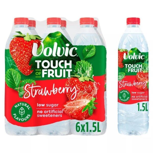 Volvic Touch Of Fruit Strawberry Flavoured Water