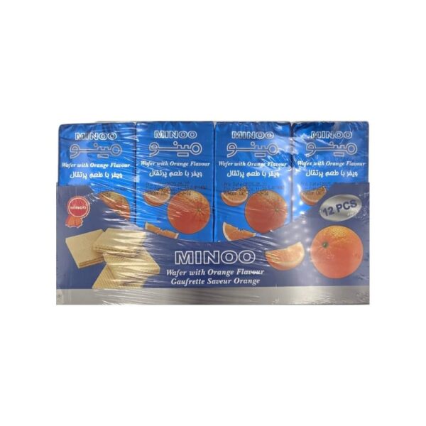 Minoo Wafer Orange - FOR12PC