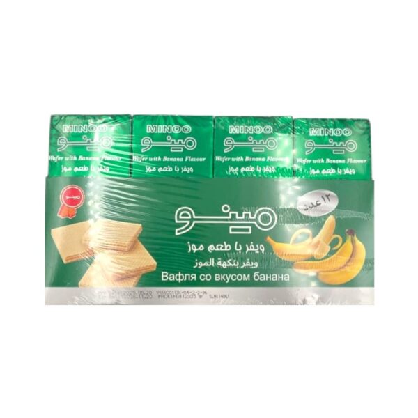 Minoo Wafer Banana - FOR 12PC