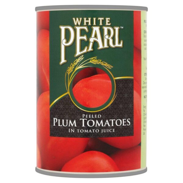 White Pearl Peeled Plum Tomatoes In Tomato Juice