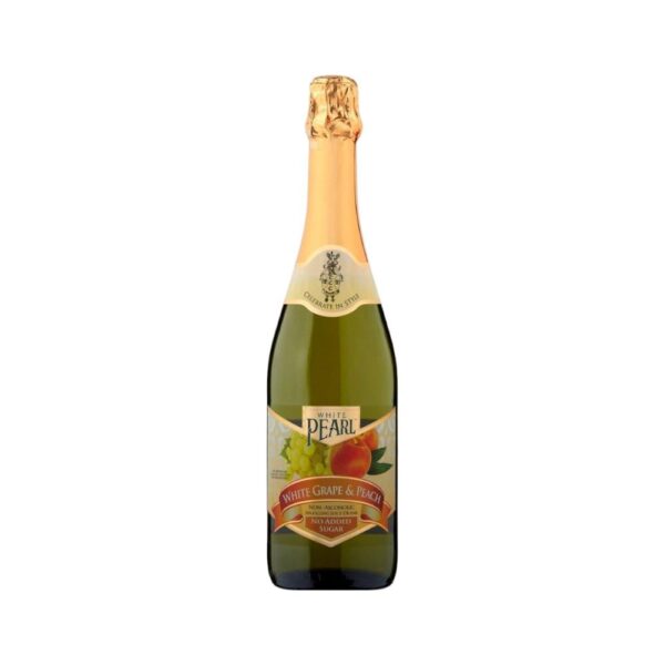 White Pearl White Grape and Peach Non-Alcoholic Sparkling Juice Drink