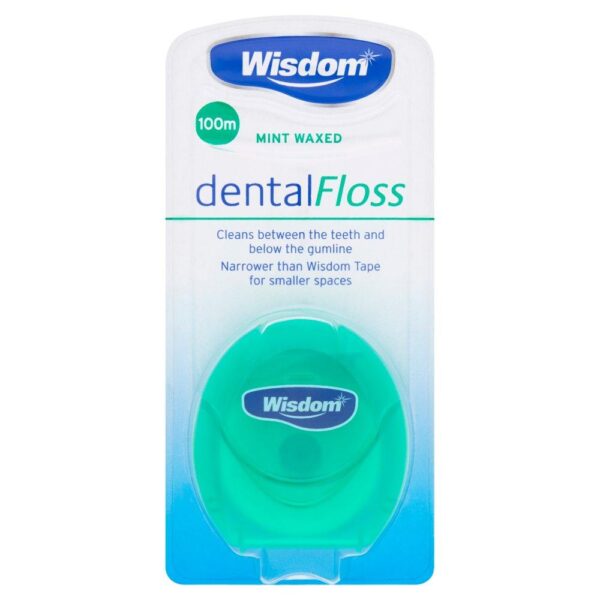 Wisdom Dental Floss Mint Waxed