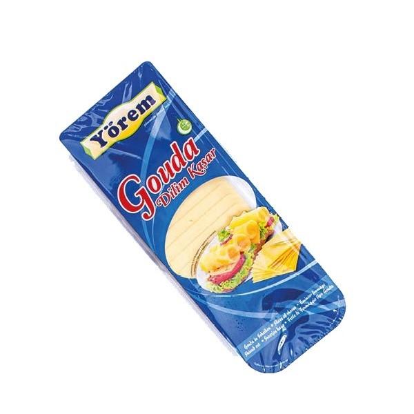 Yorem Gouda Slice Cheddar Cheese Dilim Kasar